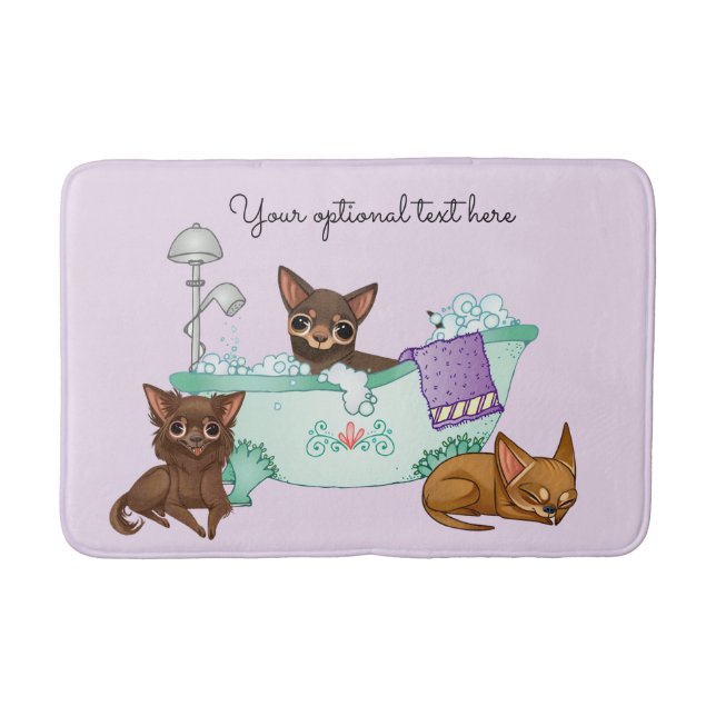 Chihuahua Bath Mat (Front)