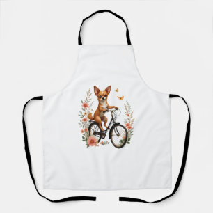 Chihuahua Bike Bicycle Dog Cycling Apron