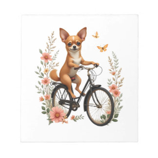 Chihuahua  Bike  Bicycle  Dog  Cycling  Notepad