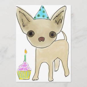 Chihuahua birthday  card