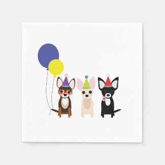 Chihuahua Birthday Napkins