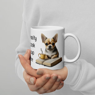 Chihuahua   Book   Coffee   Tea   Reading   Mornin Mug