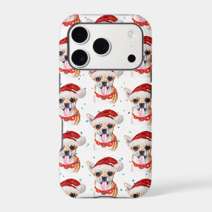Chihuahua Breed Watercolor Dog Pattern Christmas