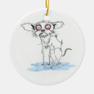 Chihuahua Ceramic Ornament