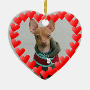 Chihuahua Ceramic Tree Decoration