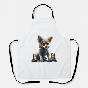 Chihuahua Chess Chess Player Board Queen Apron