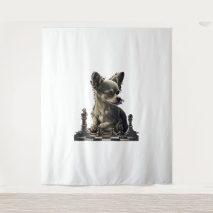 Chihuahua  Chess  Chess Player  Board  Queen  Tapestry
