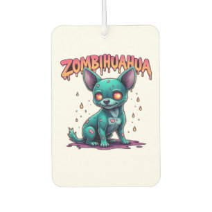 Chihuahua Chi Chichi Chiwawa Zombie Dog Halloween Car Air Freshener