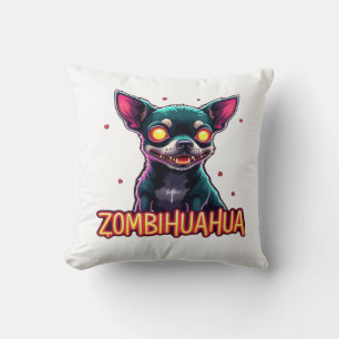 Chihuahua Chi Chichi Chiwawa Zombie Dog Halloween Cushion