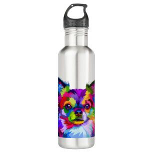 Chihuahua, Chihuahua Dog, Colourful Chihuahua 710 Ml Water Bottle