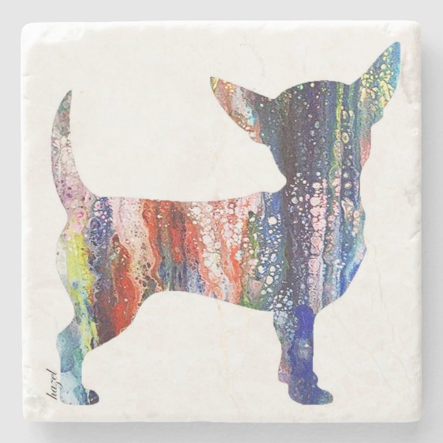 Chihuahua, Chihuahua gifts, Chihuahua  Stone Coaster (Front)