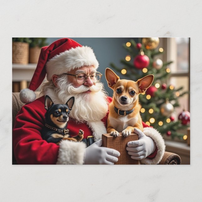 Chihuahua Christmas Card (Front)
