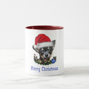Chihuahua christmas coffee mug