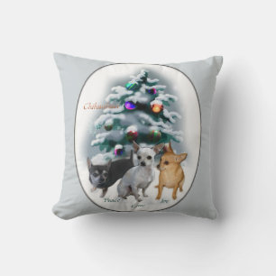 Chihuahua Christmas Cushion
