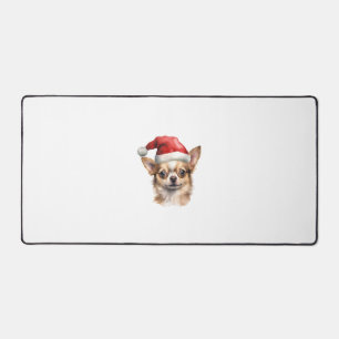 Chihuahua Christmas Dog Desk Mat