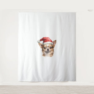 Chihuahua Christmas Dog Tapestry