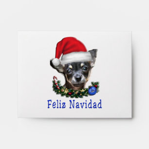 Chihuahua  Christmas Envelope