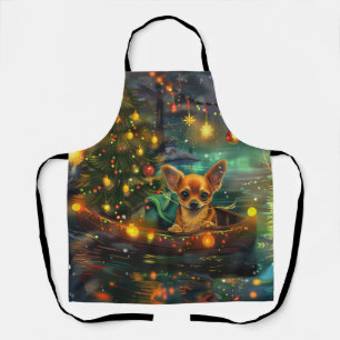 Chihuahua Christmas Festive Voyage Apron