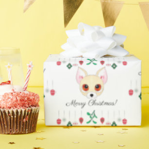 Chihuahua Christmas Gift Wrapping Paper