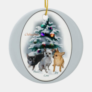 Chihuahua Christmas Gifts Ornament