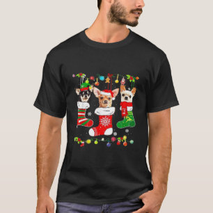 Chihuahua Christmas Lights Xmas Dog Classic T-Shir T-Shirt
