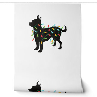 Chihuahua Christmas Lights Xmas Gift for Dog Lover Wallpaper