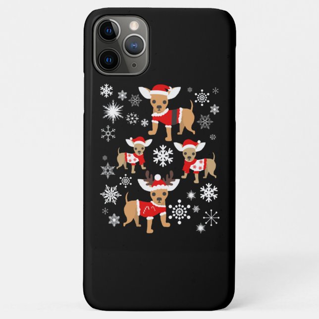 Chihuahua Christmas Lover Case-Mate iPhone Case (Back)