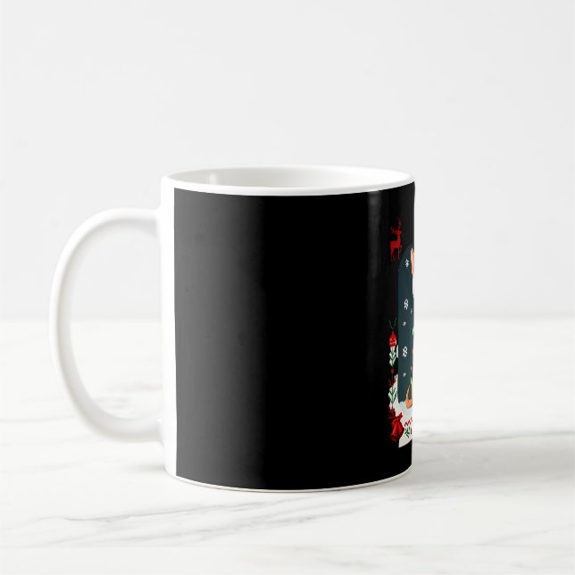 Chihuahua Christmas Santa Ugly Sweater Dog Lover X Coffee Mug (Left)