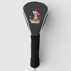 Chihuahua Christmas Santa Ugly Sweater Dog Lover X Golf Head Cover