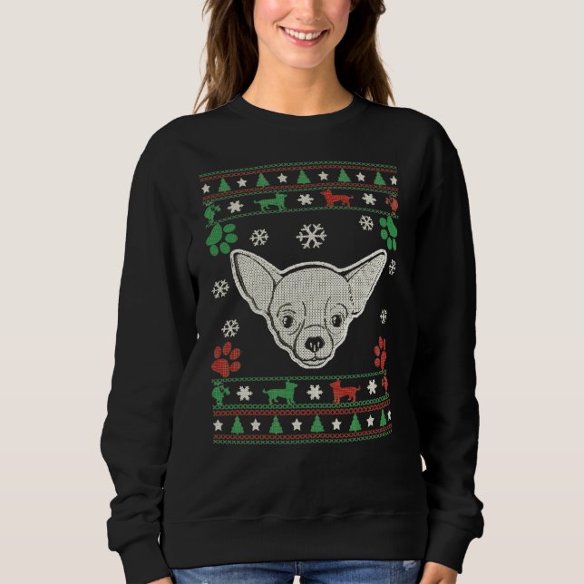 Chihuahua - Christmas Sweater (Front)