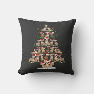 Chihuahua Christmas Tree Funny Tee Xmas Chihuahua Cushion