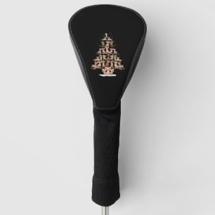 Chihuahua Christmas Tree Funny Tee Xmas Chihuahua  Golf Head Cover