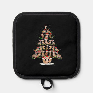 Chihuahua Christmas Tree Funny Tee Xmas Chihuahua  Pot Holder