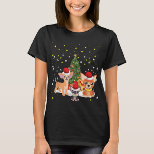 Chihuahua Christmas Tree Xmas Gift Chihuahua Dog P T-Shirt