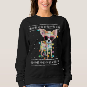 Chihuahua Christmas Ugly Sweater For Women Dog Mo