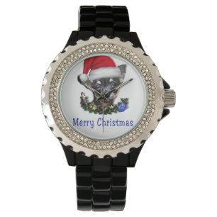 Chihuahua christmas watch