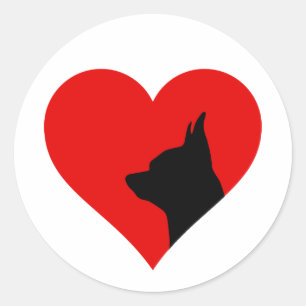 Chihuahua    classic round sticker