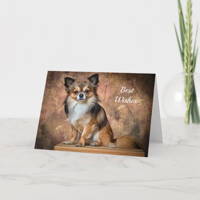 Chihuahua Congratulations Wedding Card (Front)