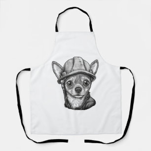 Chihuahua Construction Worker Construction Apron