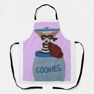 Chihuahua Cookie Thief Apron