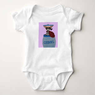 Chihuahua Cookie Thief Baby Bodysuit