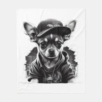 Chihuahua Cool Dog Rap Hip-Hop Gangster