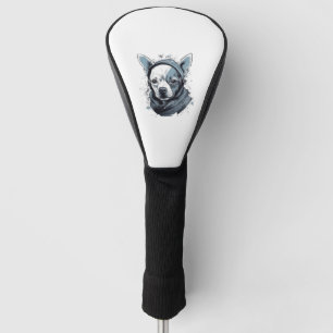 Chihuahua Cool Dog Rap Hip-Hop Gangster Golf Head Cover