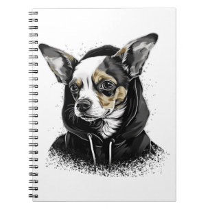 Chihuahua Cool Dog Rap Hip-Hop Gangster Notebook