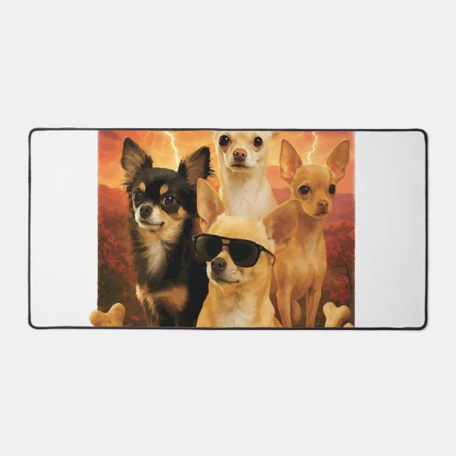 Chihuahua Copy Copy Copy Desk Mat (Front)