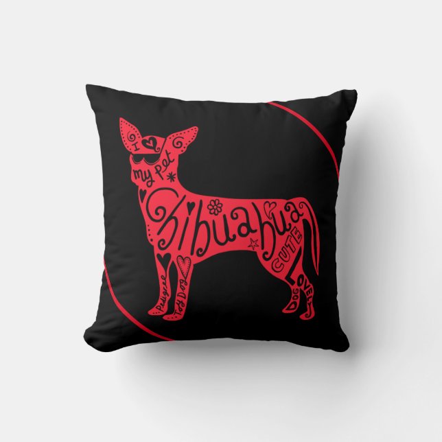 "CHIHUAHUA"     CUSHION (Front)