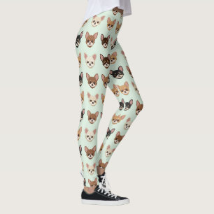 Chihuahua Cute Dog Lover Pattern Leggings