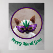 Chihuahua cute Happy Mardi Gras sparkly mask photo