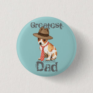 Chihuahua Dad 3 Cm Round Badge