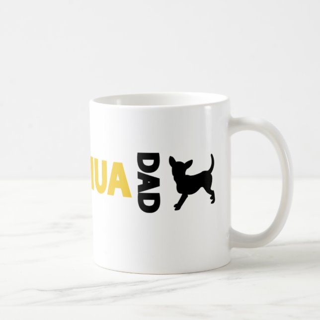 Chihuahua Dad Coffee Mug (Right)